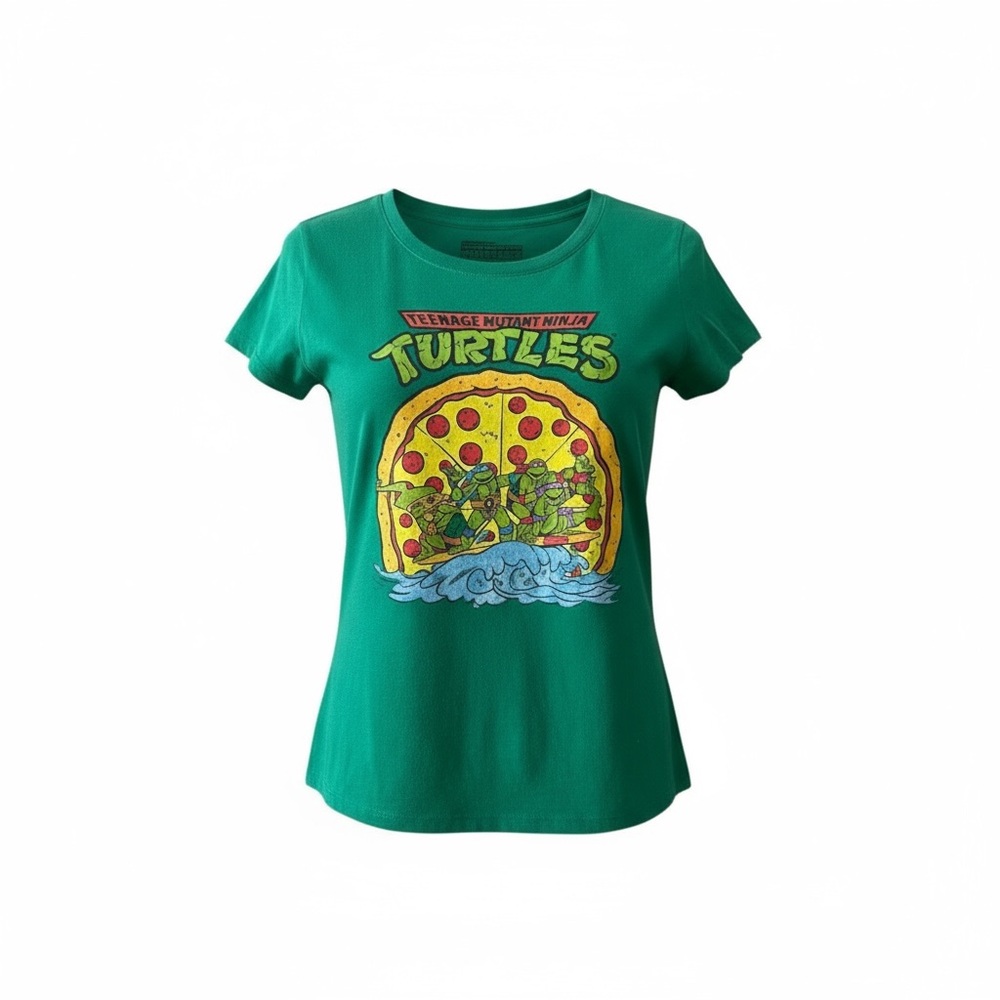 Teenage Mutant Ninja Turtles Green T-shirt size XS